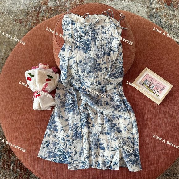 SALE! Reformation Juliette Dress - Pompadour - Picture 14 of 15